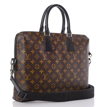 Louis Vuitton Monogram Macassar Porte-Documents Jour 4 of 10