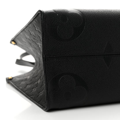 Louis Vuitton Empreinte Monogram Giant OnTheGo MM Black 8 of 14