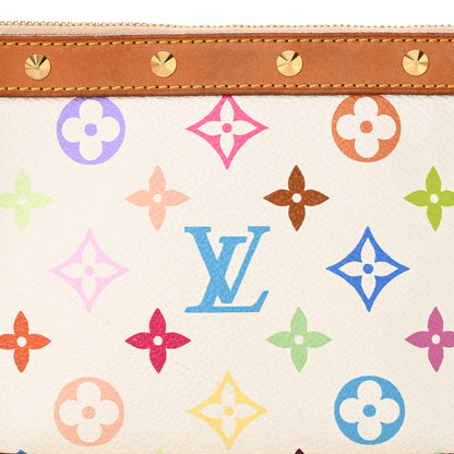 Louis Vuitton Monogram Multicolor Pochette Accessories White 8 of 11