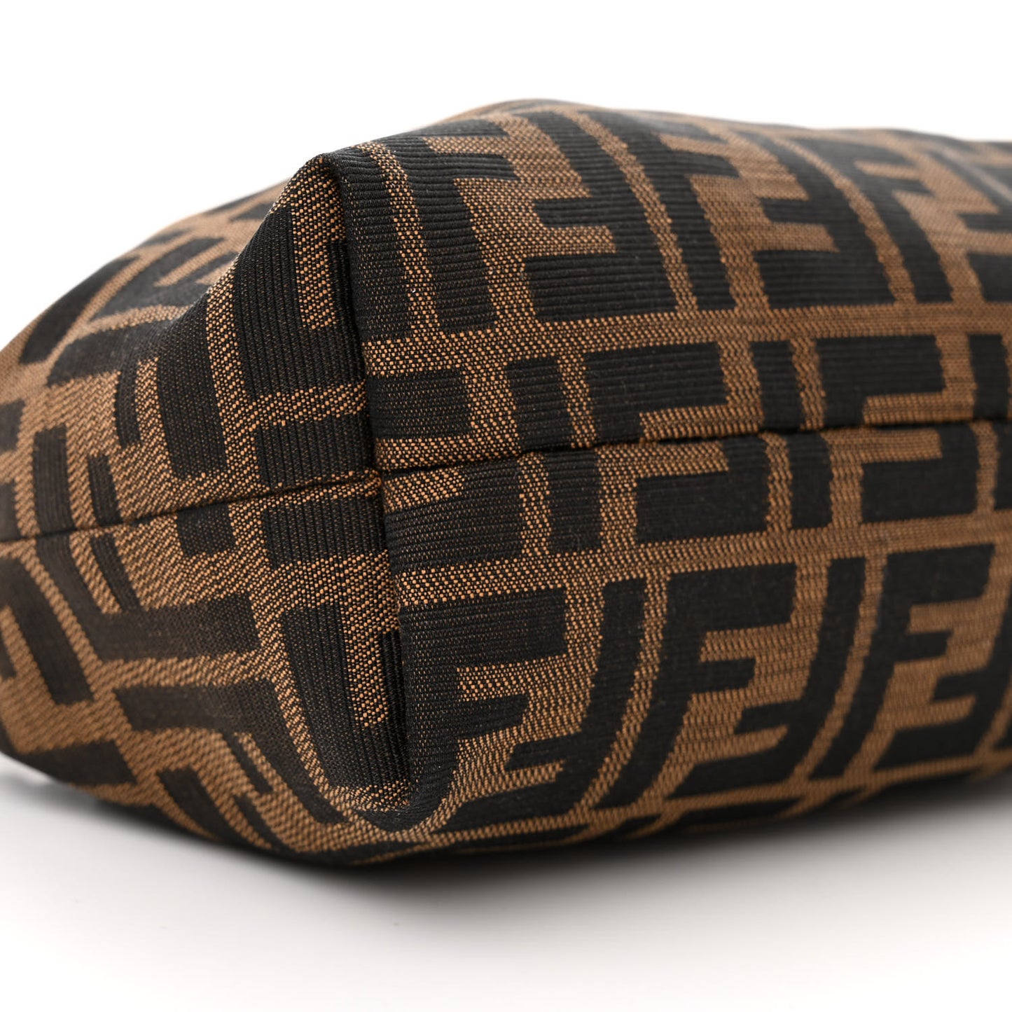 Zucca Cuoio Lucido Hobo Tobacco White