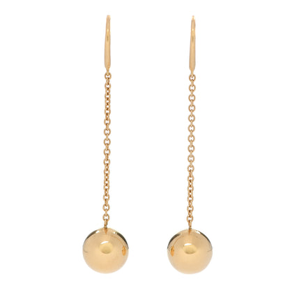 Tiffany 18K Yellow Gold 10mm HardWear Ball Hook Drop Earrings 1 of 4