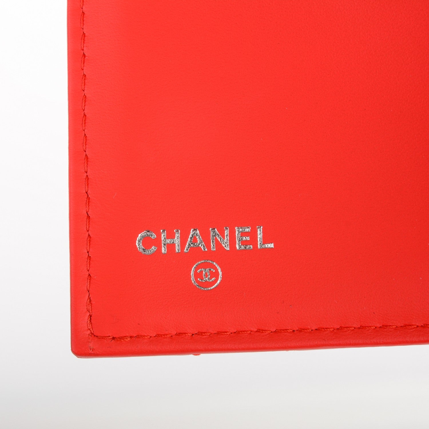 Chanel Patent Quilted Large Flap Wallet Red 8 of 10