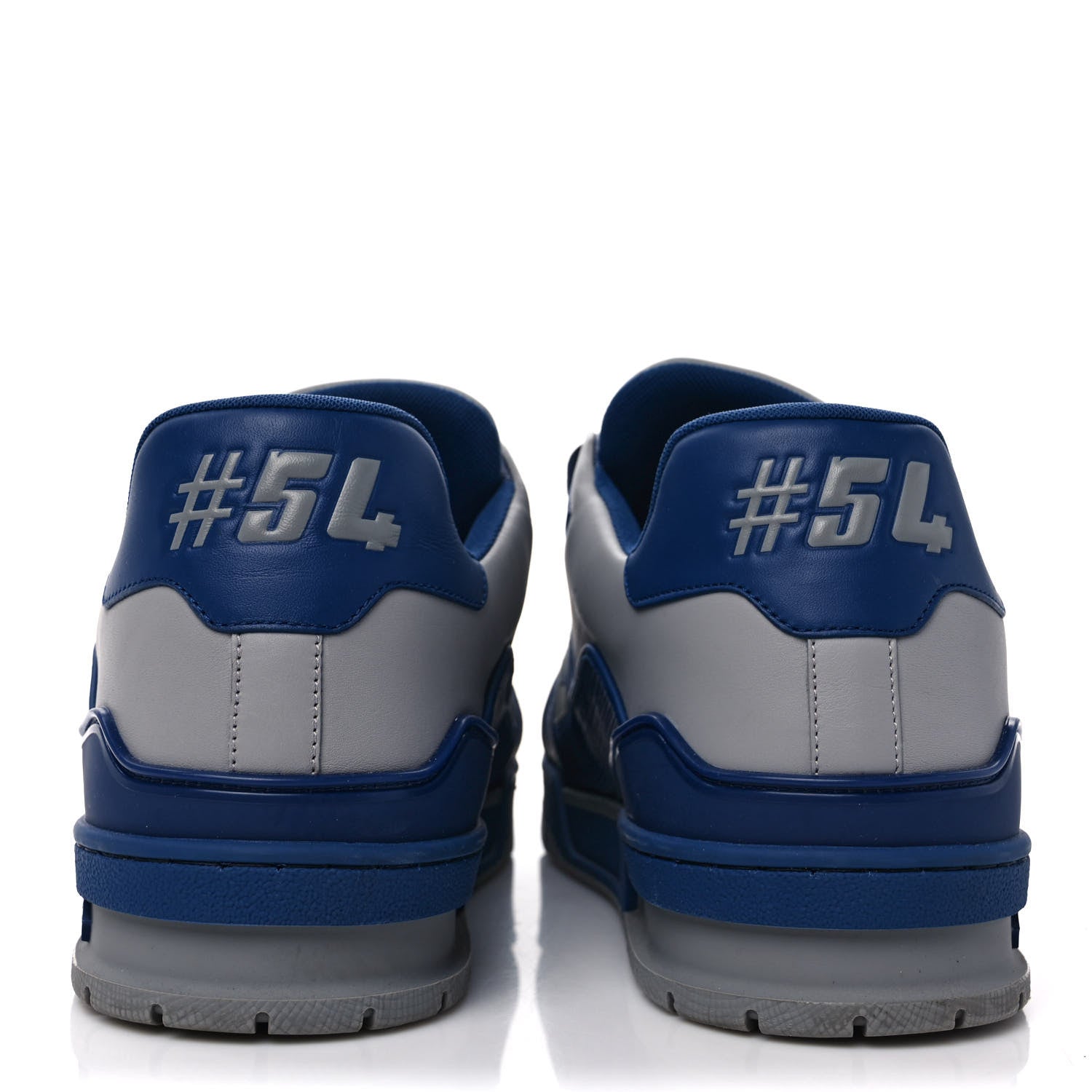 Louis Vuitton Calfskin Epi Mens LV Trainer Sneakers 10.5 Blue 5 of 9