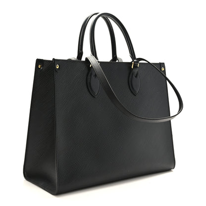 Louis Vuitton Epi Onthego MM Black 3 of 8