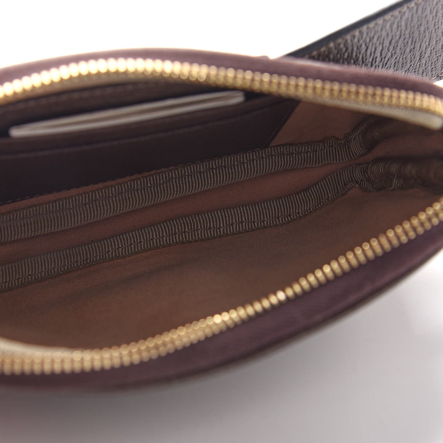 GG Supreme Monogram Ophidia Belted iPhone Case 75 30 Dark Brown