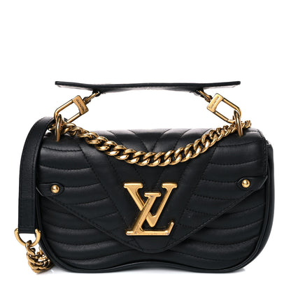 Louis Vuitton Calfskin New Wave Chain PM Black 1 of 13
