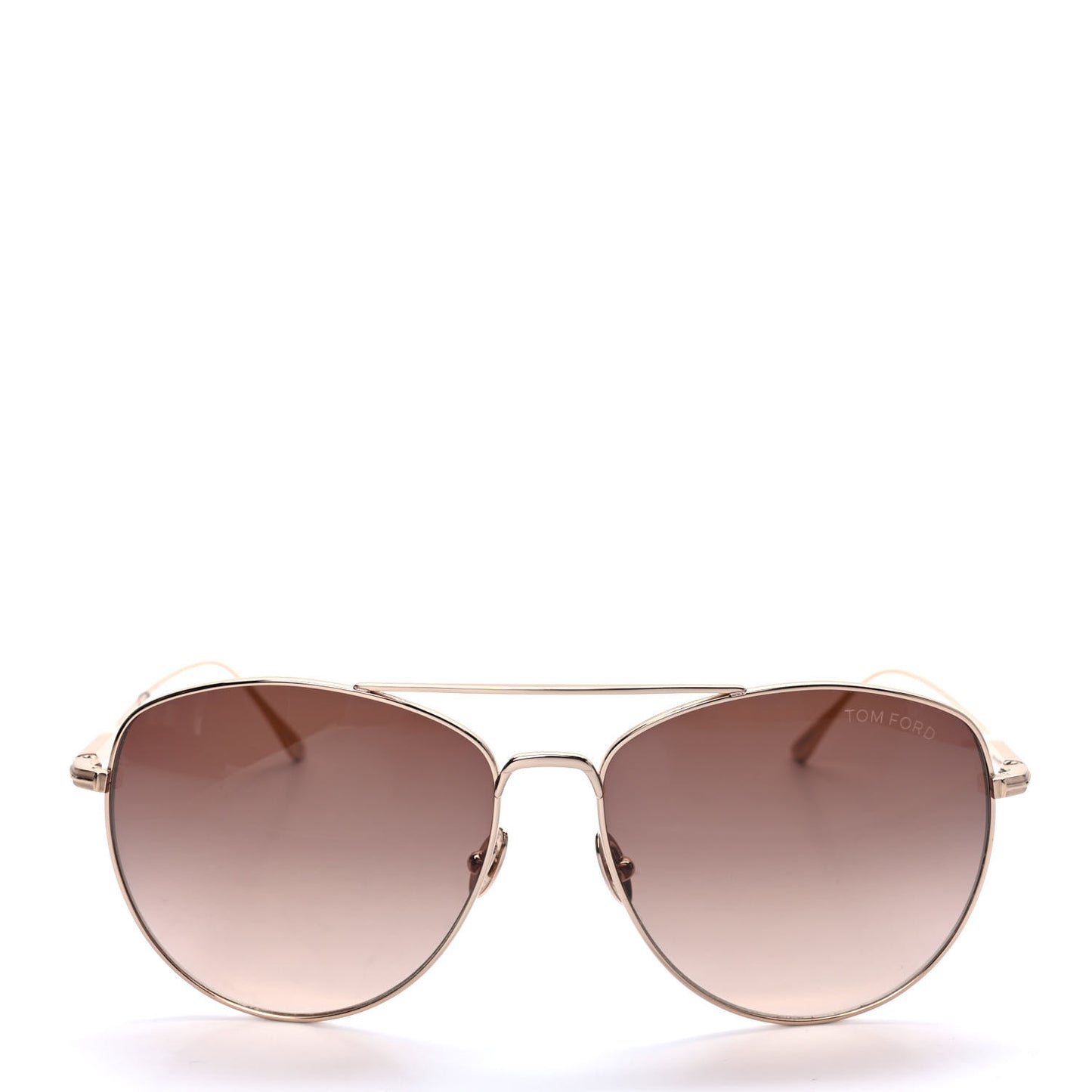 Titanium Milla Aviator Sunglasses TF784 Gold