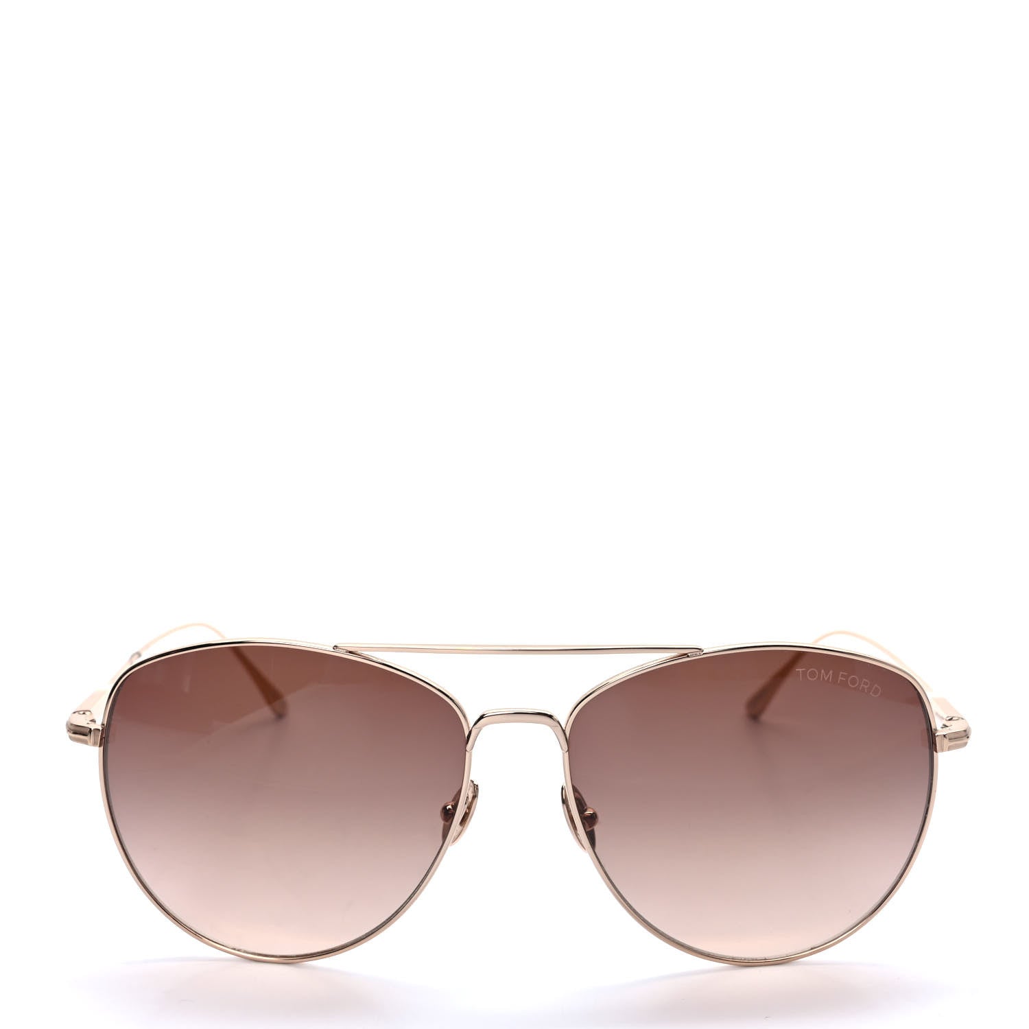 Tom Ford Titanium Milla Aviator Sunglasses TF784 Gold 2 of 8