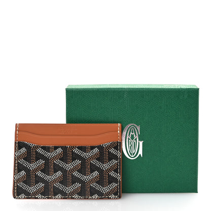 Goyard Goyardine Saint Sulpice Card Holder Black Gold 8 of 8