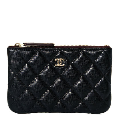 Chanel Caviar Quilted Small Cosmetic Case Black 11 of 16