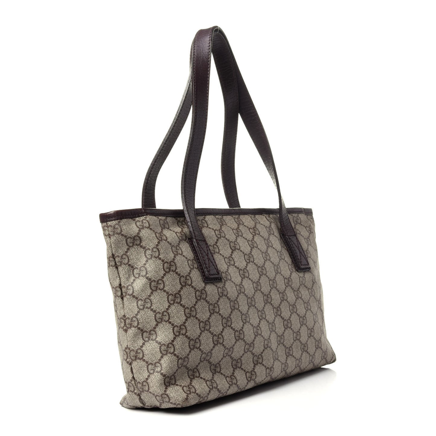 GG Plus Monogram Small Joy Tote Dark Brown