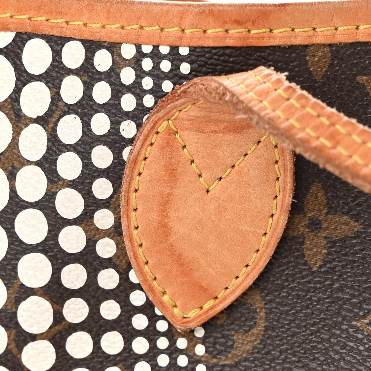 Louis Vuitton Monogram Kusama Waves Neverfull MM White 18 of 20