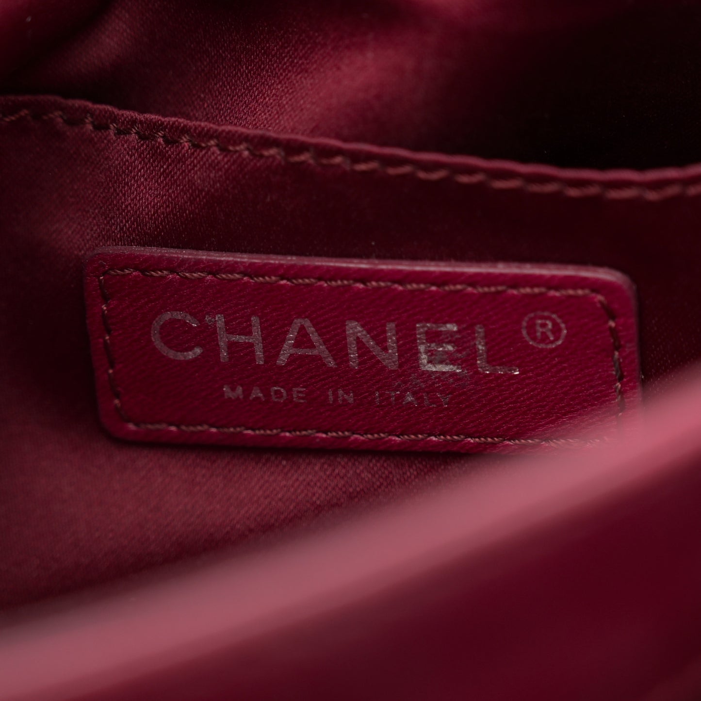Lambskin Quilted Accordion Flap Burgundy