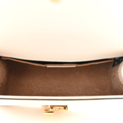 Gucci Calfskin Mini Sylvie Chain Shoulder Bag White 5 of 13
