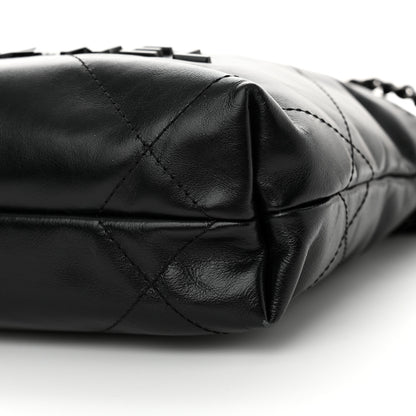 Chanel Shiny Calfskin Quilted Mini Chanel 22 So Black 10 of 11