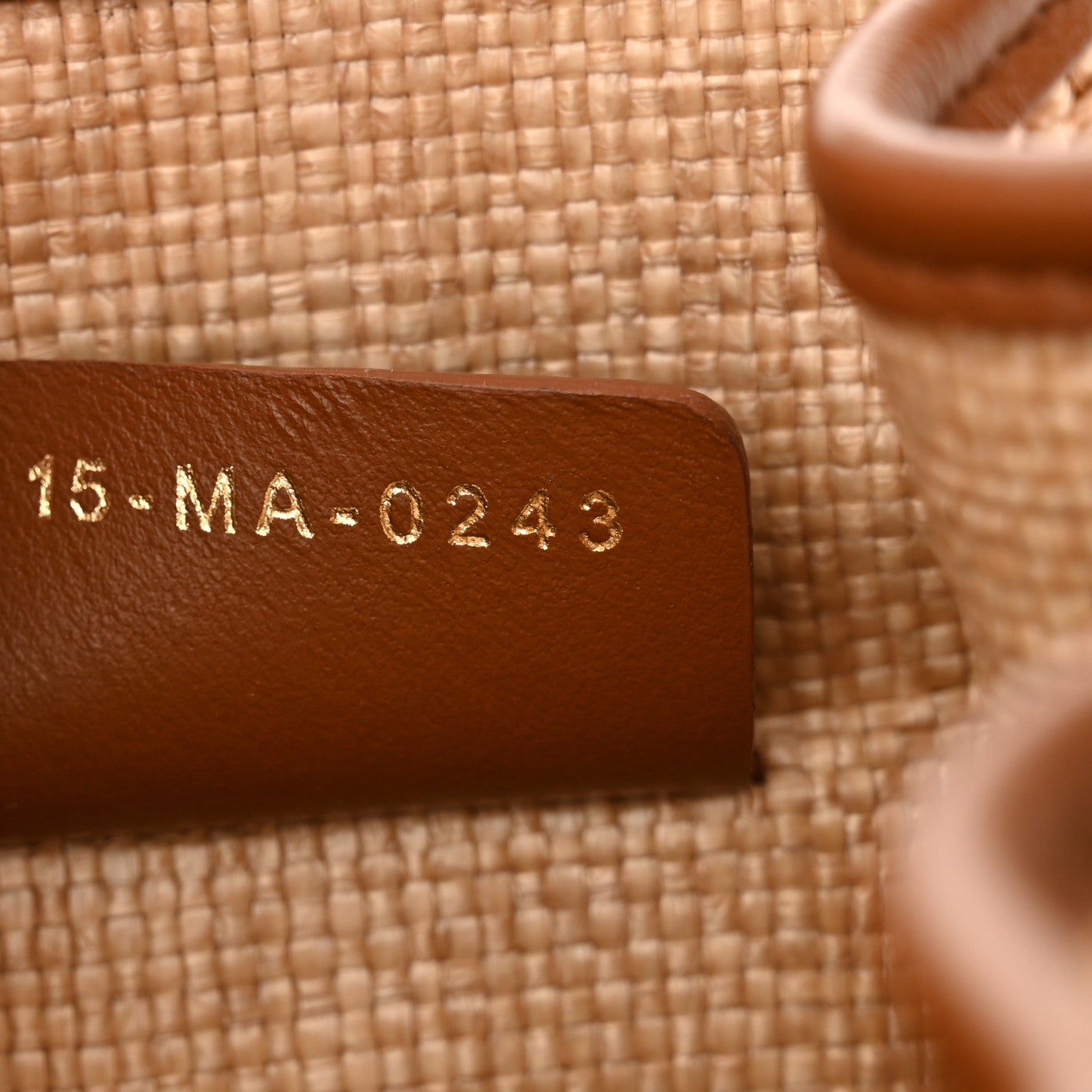 Christian Dior Raffia Calfskin Cannage Small C'est Dior Cannage Bucket Bag Natural 7 of 10