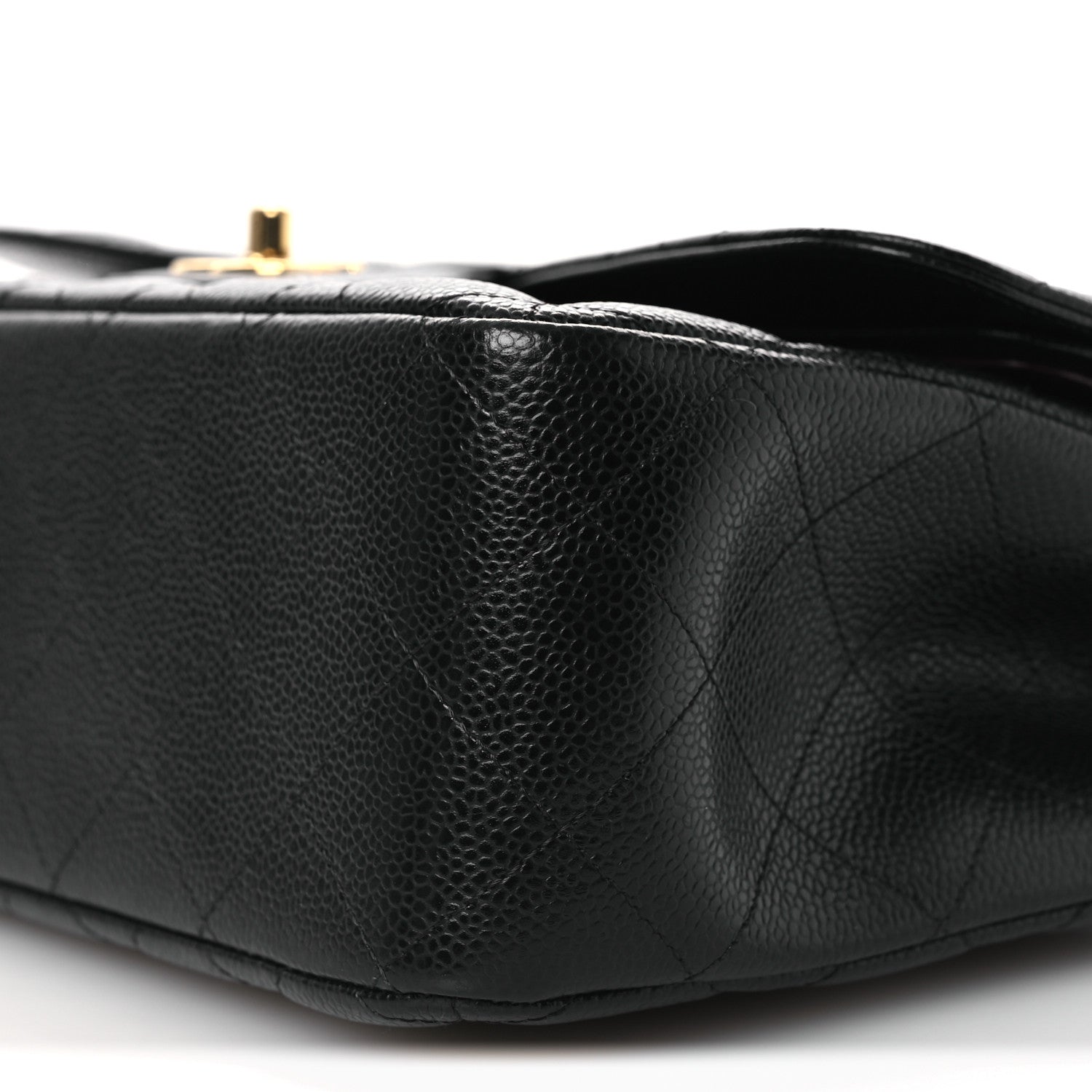 Chanel Caviar Quilted Jumbo Double Flap Black 10 of 13