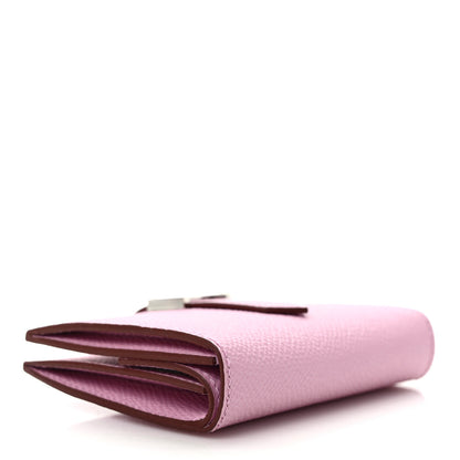 Hermes Epsom Mini Bearn Wallet Mauve Sylvester 4 of 7