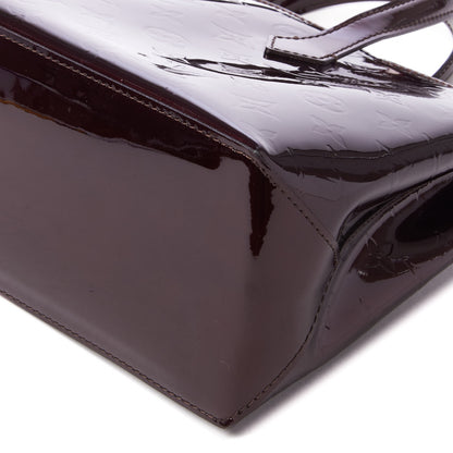 Louis Vuitton Vernis Wilshire PM Amarante 5 of 8