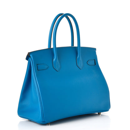 Hermes Epsom Birkin 30 Bleu Zanzibar 3 of 38