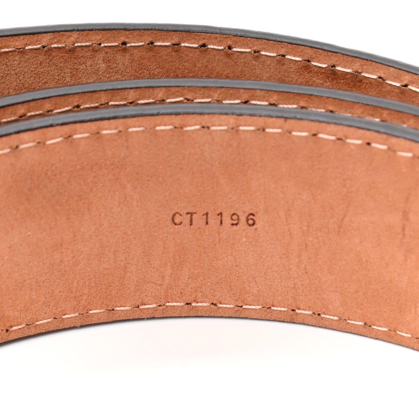Damier Ebene Tresor Belt 95 38