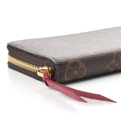 Louis Vuitton Monogram Clemence Wallet Fuchsia 5 of 9