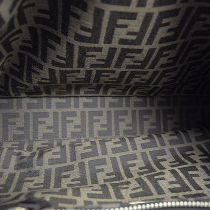 Fendi Goatskin Zucca Large Peekaboo Iconic Satchel Brown 6 of 10