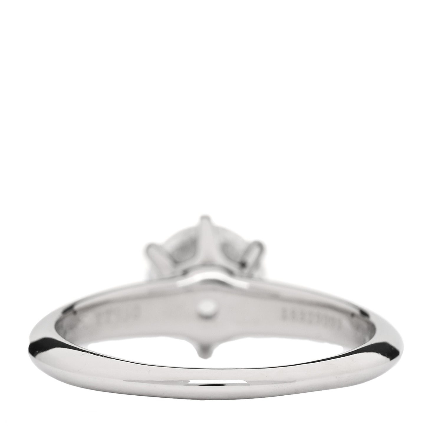 Platinum Diamond .81ct Solitaire Engagement Ring 48 4.5