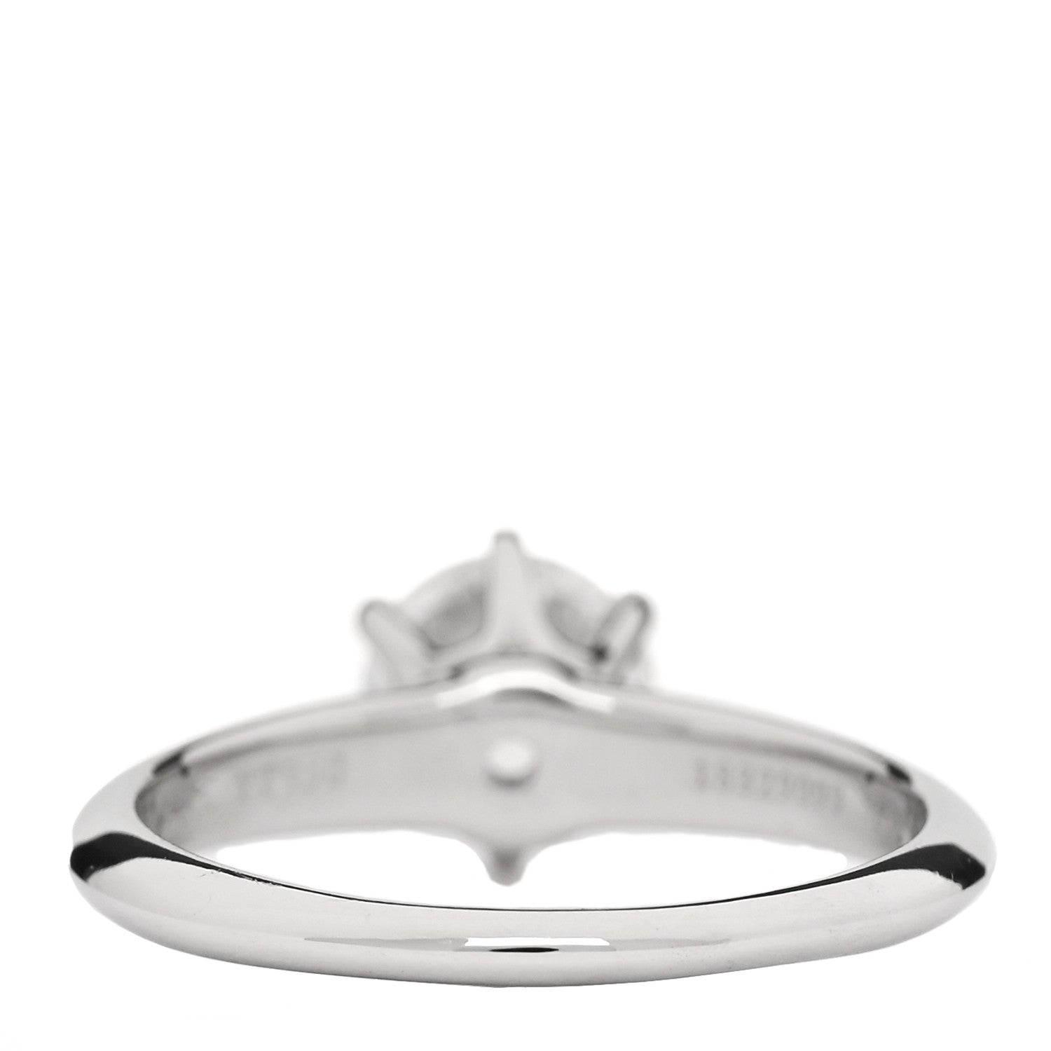 Tiffany Platinum Diamond .81ct Solitaire Engagement Ring 48 4.5 4 of 7