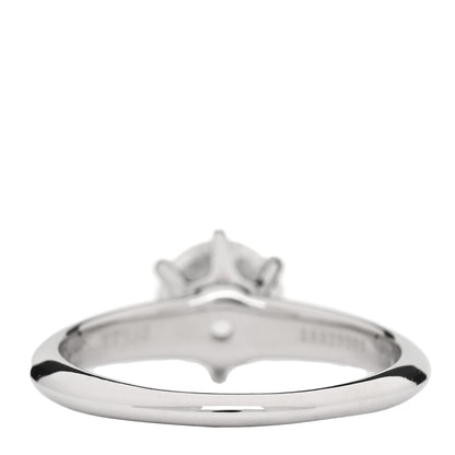 Tiffany Platinum Diamond .81ct Solitaire Engagement Ring 48 4.5 4 of 7
