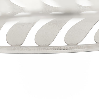 Tiffany Sterling Silver Villa Paloma Palm Bangle Bracelet 3 of 3