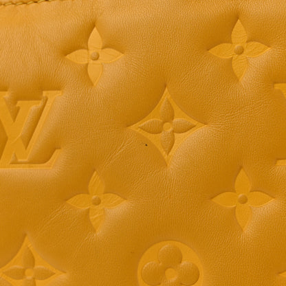 Louis Vuitton Lambskin Embossed Monogram Coussin PM Sunflower 14 of 15
