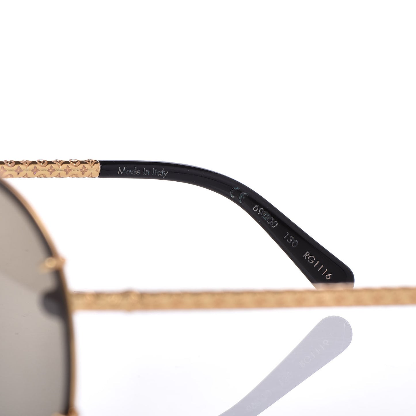 Metal LV Drive Sunglasses Z0897W Black Gold
