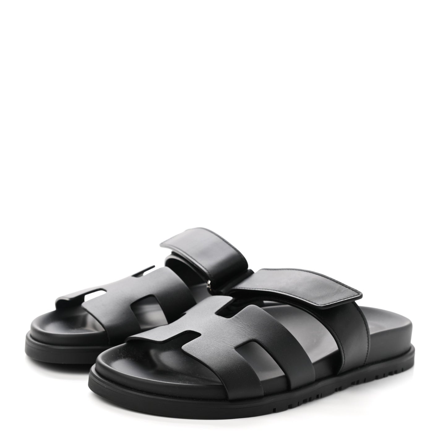 Calfskin Womens Chypre Sandals 36 Black