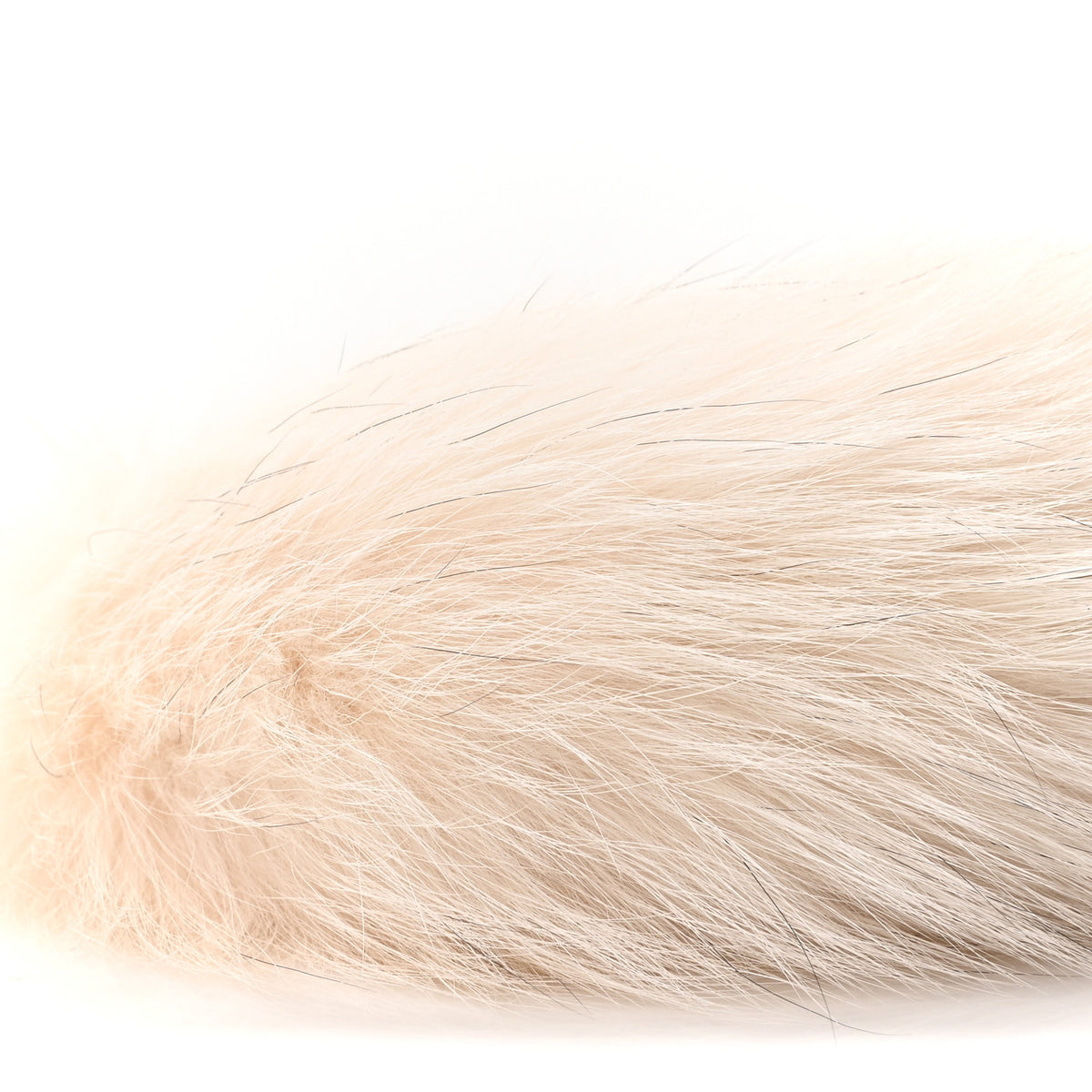Fox Fur Vitello Fendi O'Lock Swing Camelia
