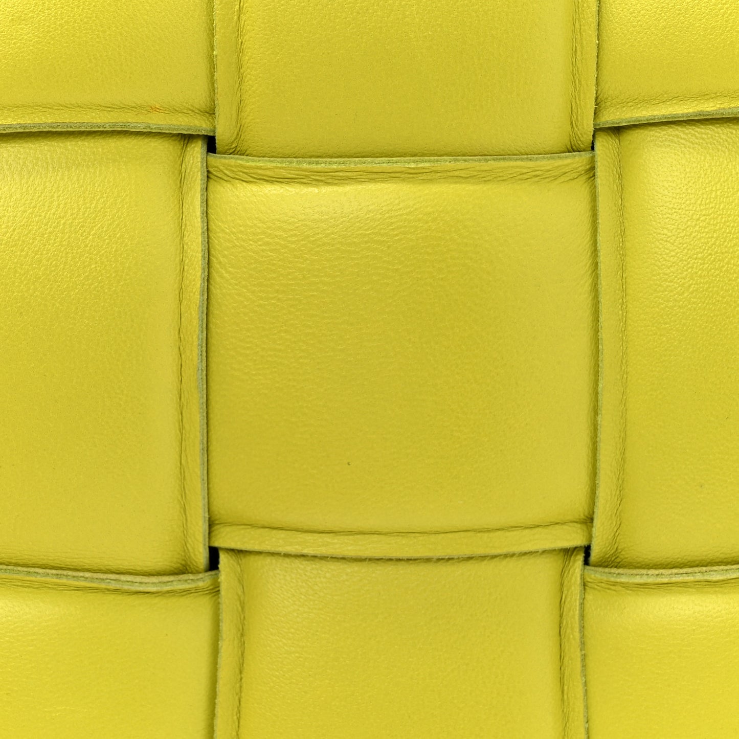 Nappa Maxi Intreccio Padded Cassette Crossbody Bag Kiwi