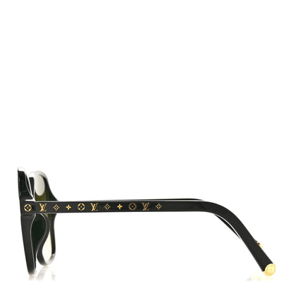 Louis Vuitton Acetate My Monogram Light Square Sunglasses Z1861E Black 3 of 7