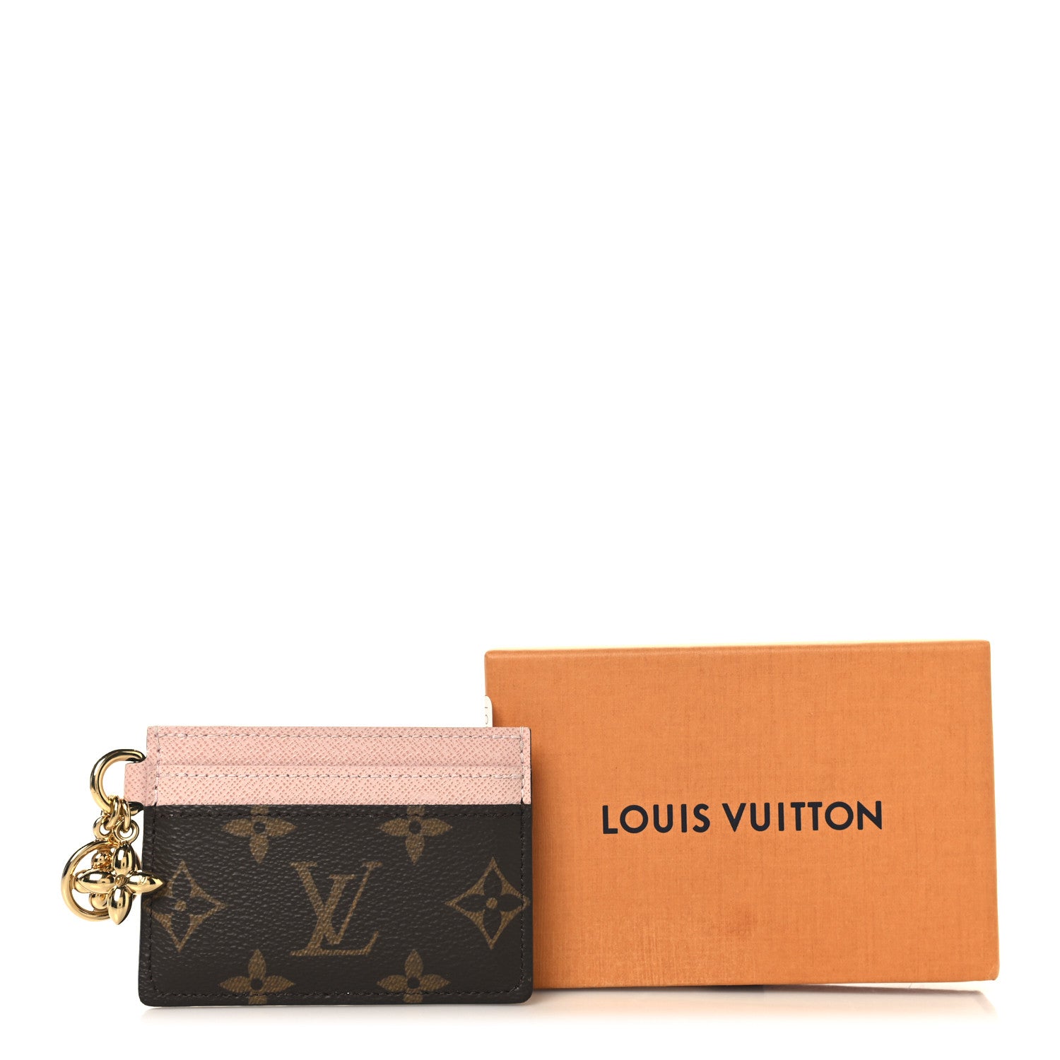 Louis Vuitton Monogram LV Charms Card Holder Rose Ballerine 7 of 7