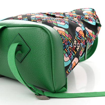 Gucci X THE NORTH FACE Econyl Nylon Medium Backpack Black Multicolor 11 of 15