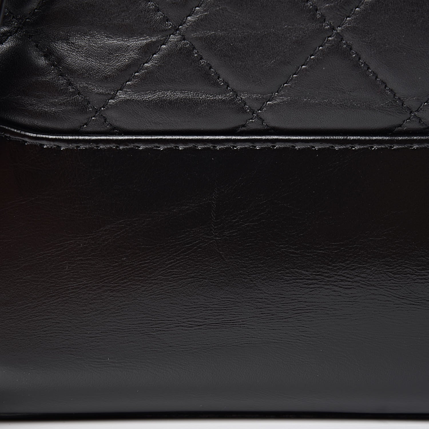 Chanel Aged Calfskin Quilted Medium Gabrielle Hobo Black 11 of 11