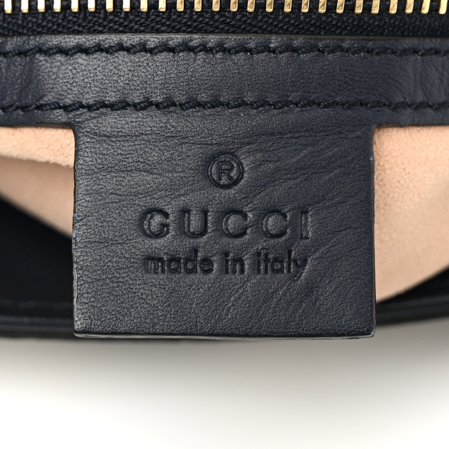 Gucci GG Supreme Monogram Linea A Foldover Tote Beige Blue 6 of 12