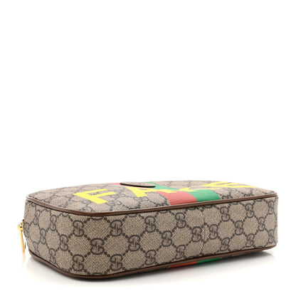 Gucci GG Supreme Monogram Azalea Calfskin Fake/Not Small Retro Interlocking G Belt Bag 120 48 Beige Ebony Brown Sugar 4 of 10