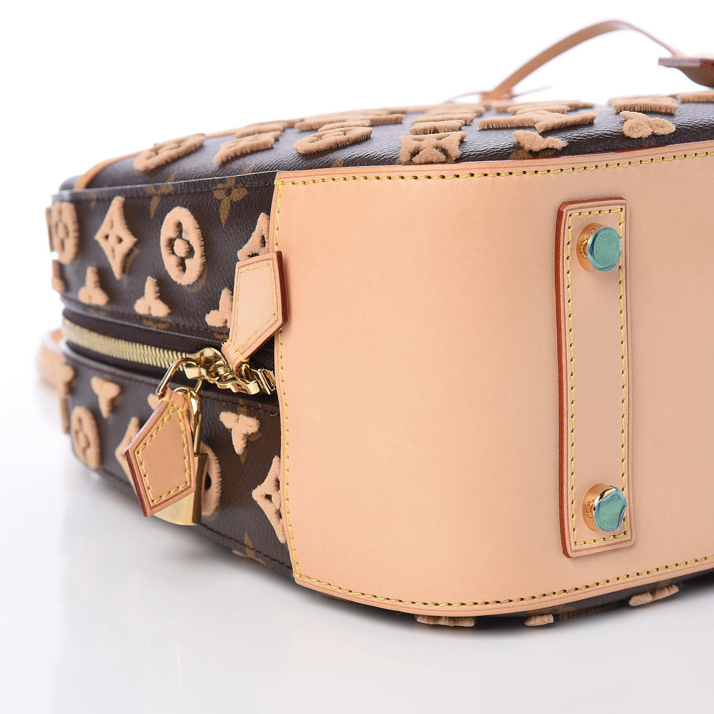 Monogram Tuffetage Deauville Cube Caramel