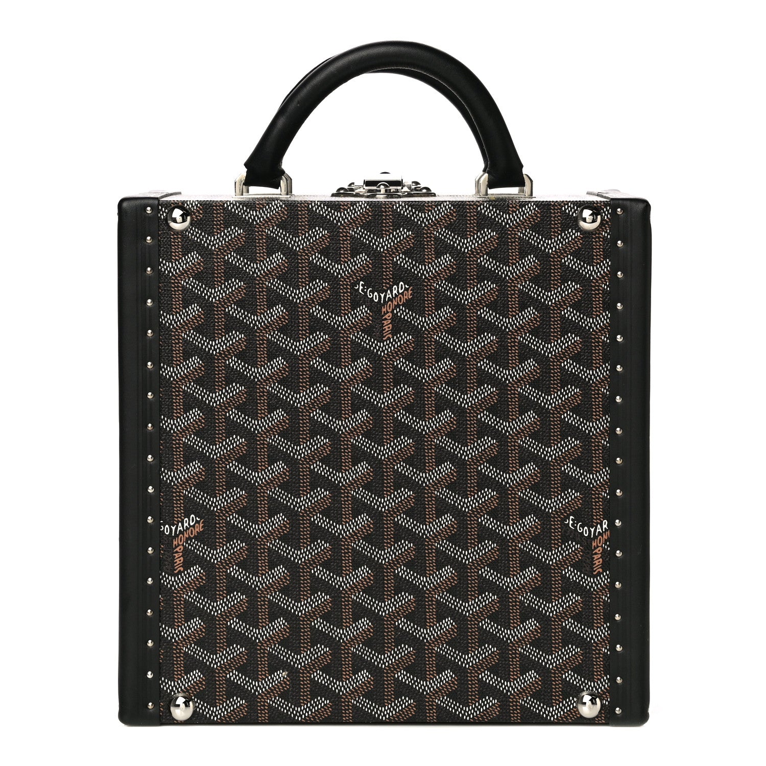 Goyard Goyardine Travelling Pet Bowl Carrier Black 1 of 16