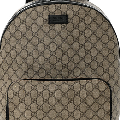 Gucci GG Supreme Monogram Medium Backpack Black 9 of 12