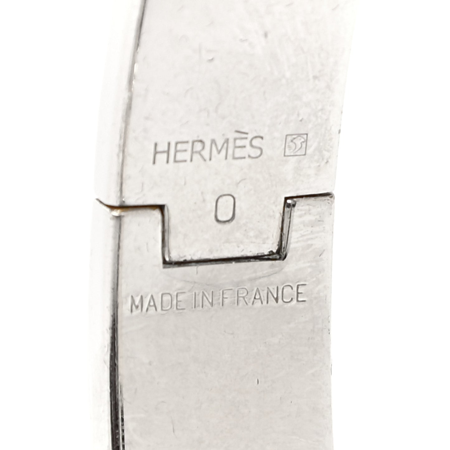 Enamel Narrow Clic Clac H Bracelet PM Black