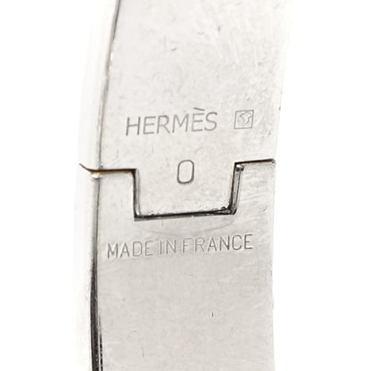 Hermes Enamel Narrow Clic Clac H Bracelet PM Black 5 of 9