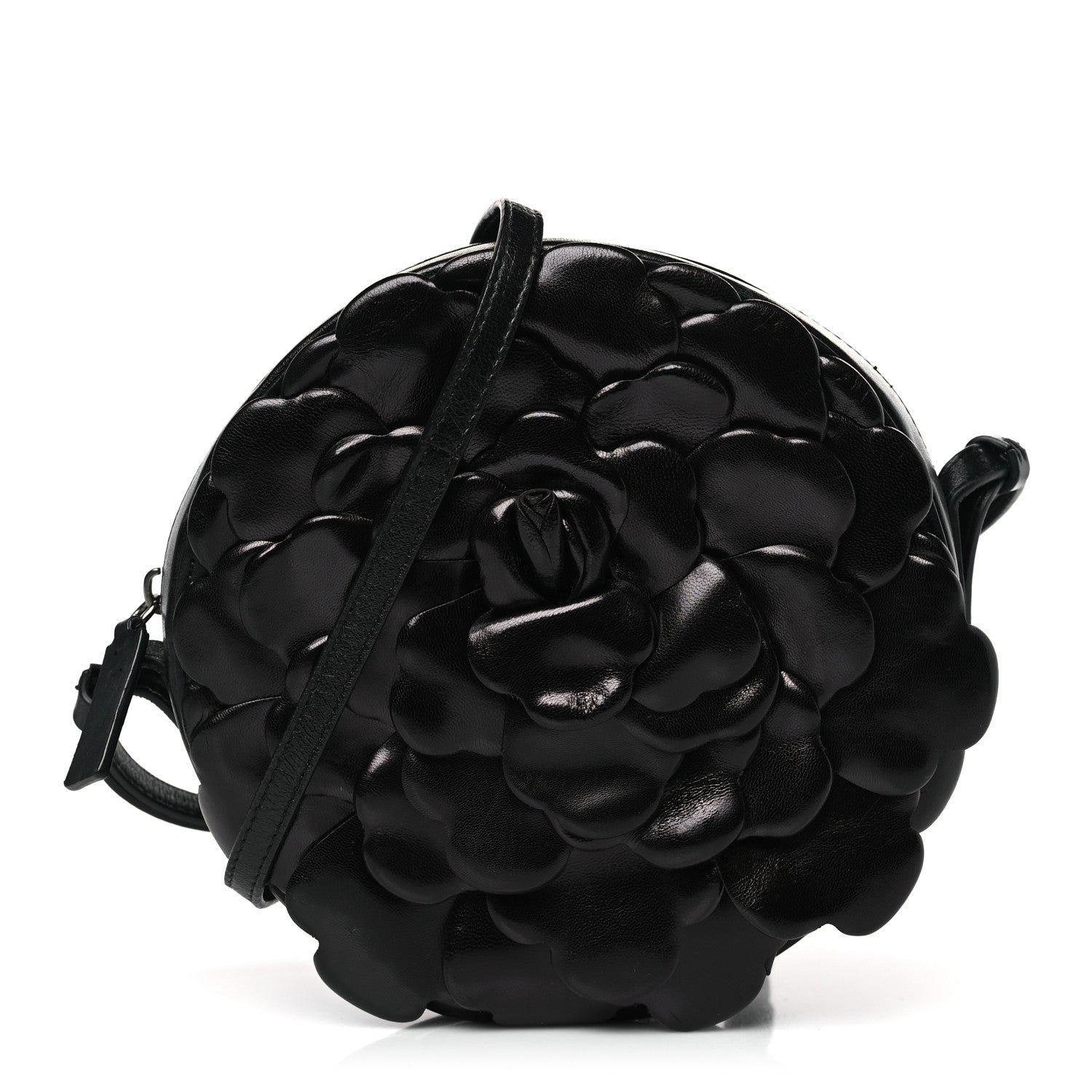 Valentino Garavani Nappa Atelier 03 Rose Edition Round Crossbody Bag Black 1 of 8