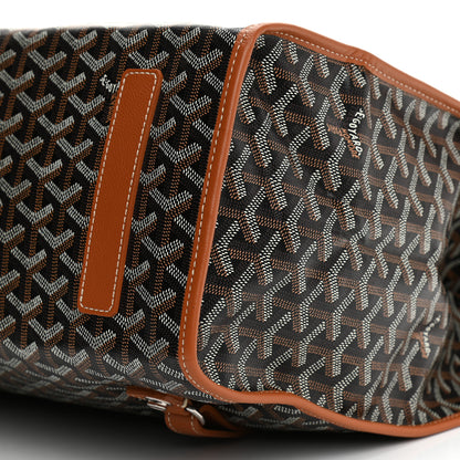 Goyard Goyardine Saint Leger Soft Briefcase Backpack Black Gold 12 of 12