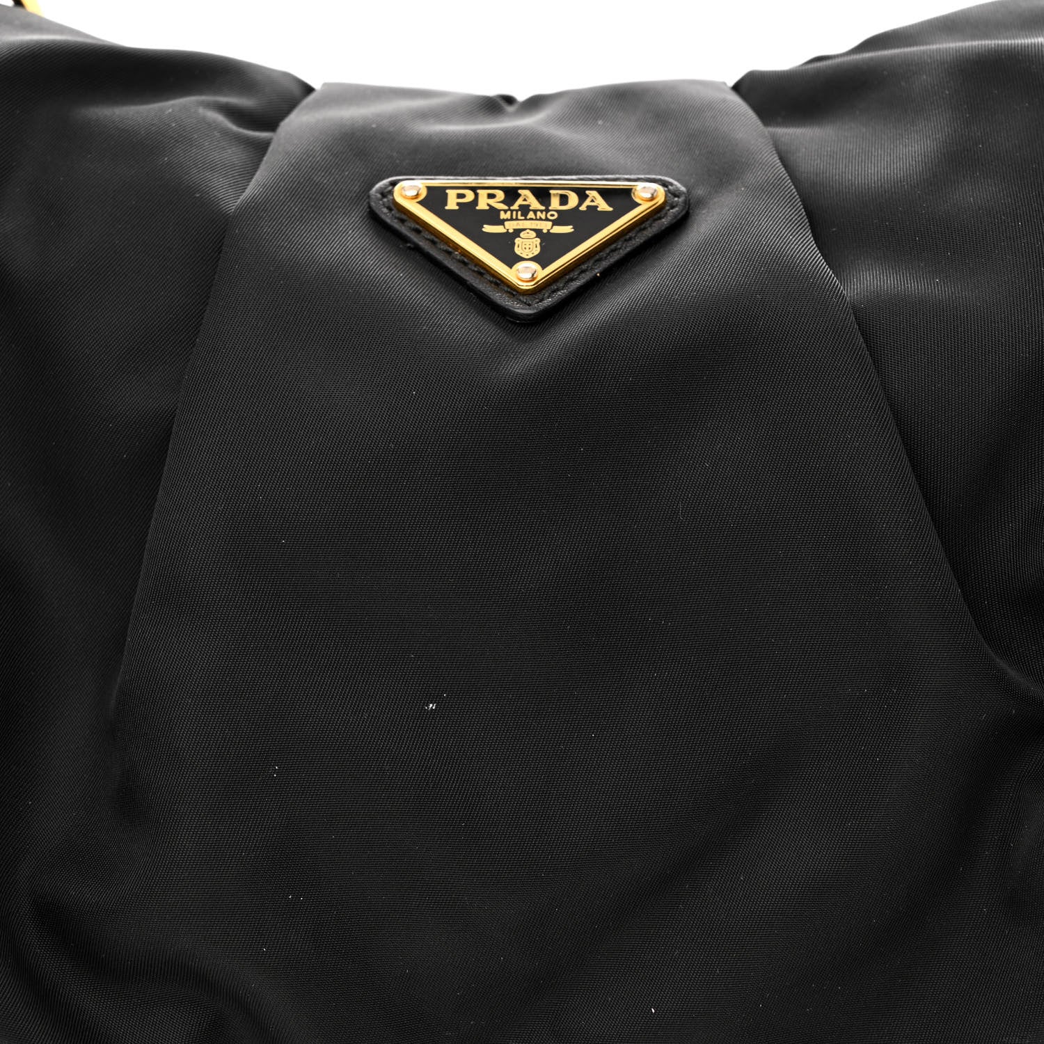 Prada Tessuto Nylon Shoulder Bag Black 8 of 10